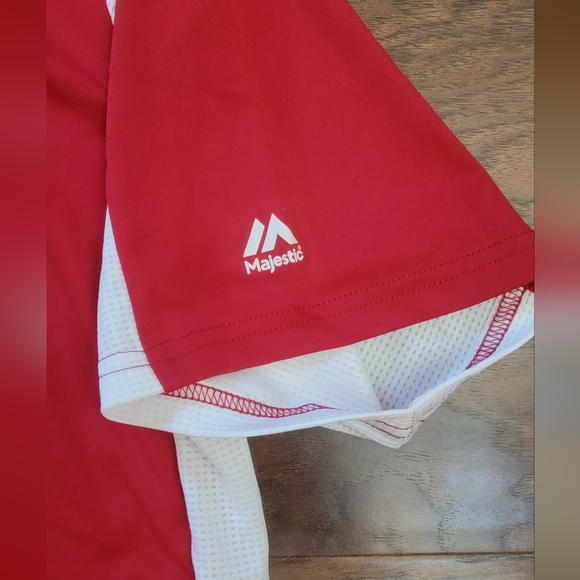 Los Angeles Angels Baseball MLB Men's Red Size Large Jersey T-Shirt - Picture 7 of 10